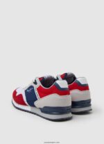 chico zapatillas combinadas london may Pepe Jeans 44JTZ1531 rojo - Imagen 4