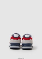 chico zapatillas combinadas london may Pepe Jeans 44JTZ1536 rojo - Imagen 4