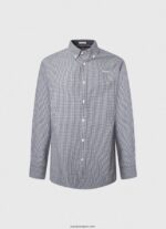 hombres camisa de popelín a cuadros lamar Pepe Jeans 44JTZ1046 jarman - Imagen 5