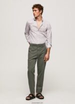 hombres camisa Lenora slim de popelina Pepe Jeans 44JTZ1075 blanco