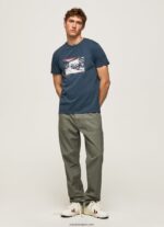 hombres camiseta con estampado de foto Pepe Jeans 44JTZ954 jarman - Imagen 2