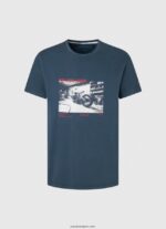 hombres camiseta con estampado de foto Pepe Jeans 44JTZ954 jarman - Imagen 5