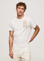 hombres camiseta con estampado de foto Pepe Jeans 44JTZ990 blanquecino - Imagen 2