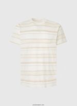 hombres camiseta con estampado de rayas Pepe Jeans 44JTZ994 blanquecino - Imagen 5