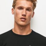 hombres camiseta de manga larga de algodón Pepe Jeans 44JTZ1008 negro