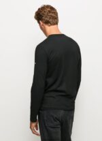 hombres camiseta de manga larga de algodón Pepe Jeans 44JTZ1008 negro - Imagen 4