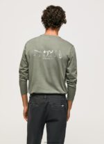 hombres camiseta de manga larga de algodón Pepe Jeans 44JTZ916 fundición - Imagen 4