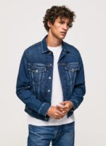 hombres chamarra de mezclilla regular fit Pepe Jeans 44JTZ823 mezclilla - Imagen 3
