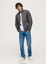hombres chaqueta acolchada Pepe Jeans 44JTZ839 negro lavado - Imagen 2