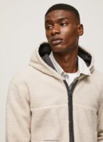 hombres chaqueta deportiva de oveja Pepe Jeans 44JTZ870 piedra - Imagen 3