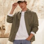hombres chaqueta utilitaria de lona Pepe Jeans 44JTZ834 fundición