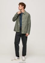 hombres chaqueta utilitaria de lona Pepe Jeans 44JTZ834 fundición - Imagen 3