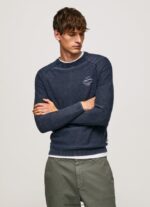 hombres elegir jersey de cuello redondo Pepe Jeans 44JTZ858 índigo