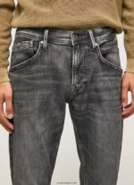 hombres jeans track de tiro medio Pepe Jeans 44JTZ800 mezclilla - Imagen 3