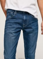 hombres jeans track de tiro medio Pepe Jeans 44JTZ804 mezclilla - Imagen 3
