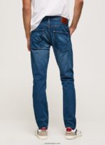 hombres jeans track de tiro medio Pepe Jeans 44JTZ804 mezclilla - Imagen 4
