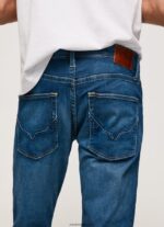 hombres jeans track de tiro medio Pepe Jeans 44JTZ804 mezclilla - Imagen 5