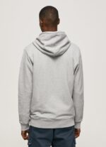 hombres jersey con cremallera y logo estampado Pepe Jeans 44JTZ883 gris marga - Imagen 4