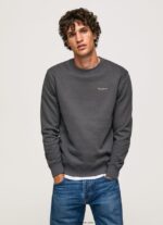 hombres jersey con estampado fotográfico Pepe Jeans 44JTZ885 negro lavado