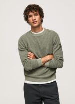 hombres jersey de punto gofrado Pepe Jeans 44JTZ853 fundición - Imagen 3
