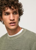 hombres jersey de punto gofrado Pepe Jeans 44JTZ853 fundición - Imagen 4