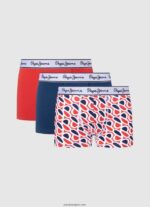 hombres pack de 3 bóxers p print tk Pepe Jeans 44JTZ1155 dulwich - Imagen 3