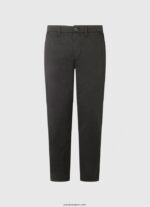 hombres pantalones chinos charly Pepe Jeans 44JTZ1107 negro - Imagen 5