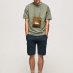 hombres pantalones cortos de carga de Jared Pepe Jeans 44JTZ1112 dulwich