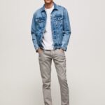 hombres pantalones de chándal regulares stanley Pepe Jeans 44JTZ1101 argén
