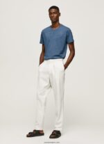 hombres playera con logo bordado Pepe Jeans 44JTZ975 jarman - Imagen 2