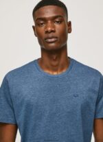 hombres playera con logo bordado Pepe Jeans 44JTZ975 jarman - Imagen 3