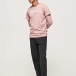 hombres playera con logo estampado Pepe Jeans 44JTZ917 lejía rosa
