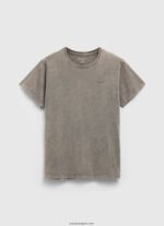 hombres playera con logo estampado Pepe Jeans 44JTZ927 negro lavado - Imagen 5