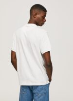 hombres polo de algodón de lino Pepe Jeans 44JTZ1089 blanquecino - Imagen 4