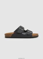 hombres sandalias anatómicas doble kansas Pepe Jeans 44JTZ1271 negro