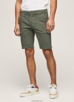 hombres shorts chinos charly de corte slim Pepe Jeans 44JTZ1130 fundición - Imagen 2