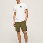 hombres shorts de baño cargo fergus Pepe Jeans 44JTZ1141 caqui harvard