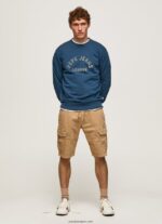 hombres sudadera con logo estampado Pepe Jeans 44JTZ900 jarman - Imagen 2