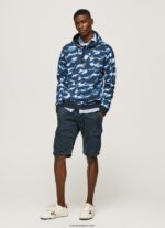 hombres suéter con estampado de camuflaje Pepe Jeans 44JTZ879 blanco - Imagen 2
