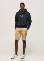 hombres suéter con logo de alta densidad Pepe Jeans 44JTZ902 dulwich - Imagen 2