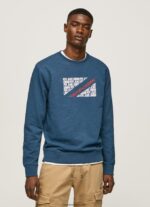 hombres suéter con logo de bandera Pepe Jeans 44JTZ891 jarman - Imagen 3