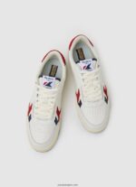 hombres tenis combinados kore vintage Pepe Jeans 44JTZ1172 rojo - Imagen 2