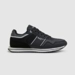 hombres tenis combinados tour club Pepe Jeans 44JTZ1197 negro