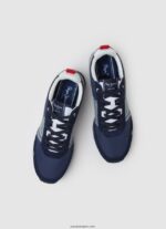 hombres tenis combinados tour transfer Pepe Jeans 44JTZ1209 Armada - Imagen 2