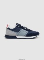hombres tenis combinados tour transfer Pepe Jeans 44JTZ1209 Armada