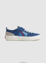 hombres tenis vulcanizados con bandera allen Pepe Jeans 44JTZ1204 índigo