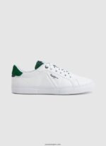 hombres tenis vulcanizados con bandera Kenton Pepe Jeans 44JTZ1171 hiedra