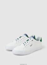 hombres tenis vulcanizados con bandera Kenton Pepe Jeans 44JTZ1171 hiedra - Imagen 3