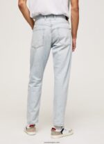 hombres vaqueros callen de tiro medio holgados Pepe Jeans 44JTZ809 mezclilla - Imagen 4