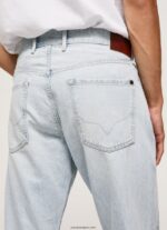 hombres vaqueros callen de tiro medio holgados Pepe Jeans 44JTZ809 mezclilla - Imagen 5
